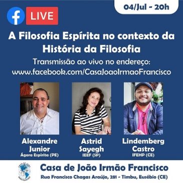 Live Astrid Sayegh – Facebook Casa de João Irmão Francisco  em 04/07/2020